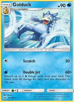 Golduck, Sun & Moon 29/149