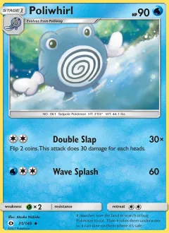 Poliwhirl, Sun & Moon 31/149