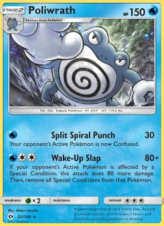 Poliwrath, Sun & Moon 32/149