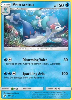 Primarina, Sun & Moon 41/149