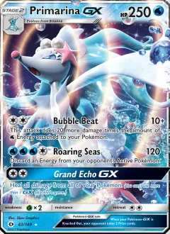 Primarina GX, Sun & Moon 42/149