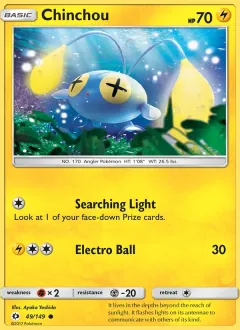 Chinchou, Sun & Moon 49/149