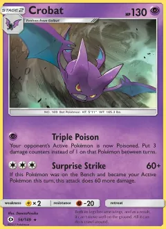 Crobat, Sun & Moon 56/149