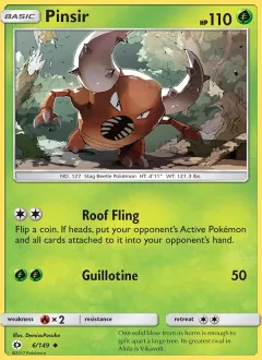 Pinsir, Sun & Moon 6/149