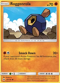 Roggenrola, Sun & Moon 69/149