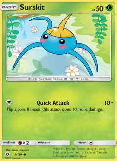 Surskit, Sun & Moon 7/149