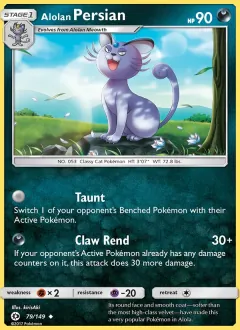 Alolan Persian, Sun & Moon 79/149