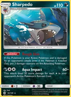 Sharpedo, Sun & Moon 82/149