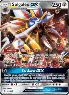 Solgaleo GX, Sun & Moon 89/149