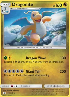 Dragonite, Sun & Moon 96/149