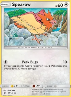 Spearow, Sun & Moon 97/149