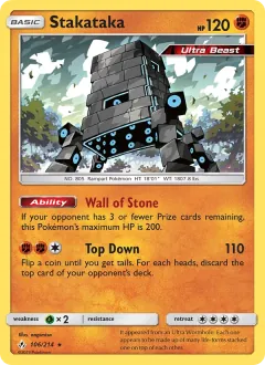Stakataka, Unbroken Bonds 106/214