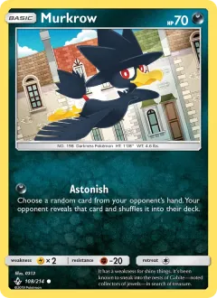 Murkrow, Unbroken Bonds 108/214