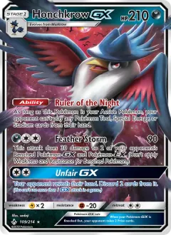 Honchkrow GX, Unbroken Bonds 109/214