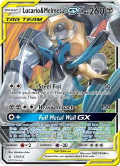 Lucario & Melmetal GX, Unbroken Bonds 120/214