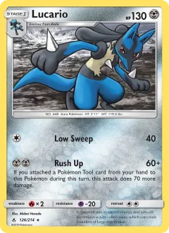 Lucario, Unbroken Bonds 126/214
