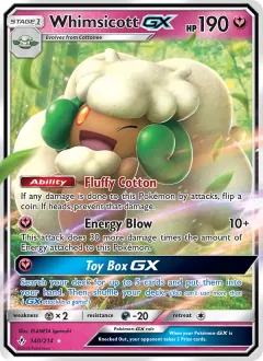 Whimsicott GX, Unbroken Bonds 140/214