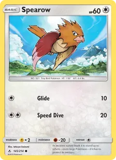 Spearow, Unbroken Bonds 145/214