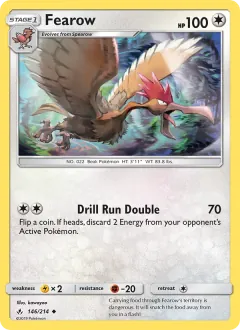 Fearow, Unbroken Bonds 146/214