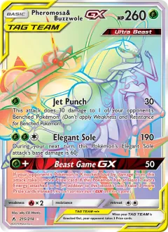Pheromosa & Buzzwole GX, Unbroken Bonds 215/214