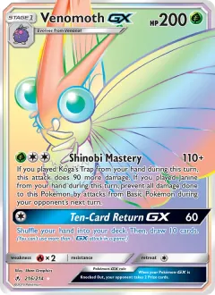 Venomoth GX, Unbroken Bonds 216/214
