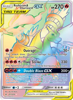Reshiram & Charizard GX, Unbroken Bonds 217/214