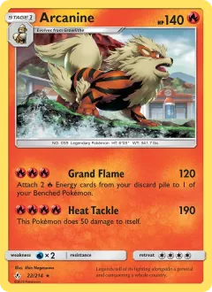Arcanine, Unbroken Bonds 22/214