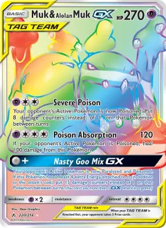 Muk & Alolan Muk GX, Unbroken Bonds 220/214