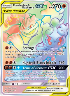 Marshadow & Machamp GX, Unbroken Bonds 221/214