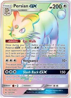 Persian GX, Unbroken Bonds 227/214