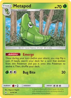 Metapod, Unbroken Bonds 3/214