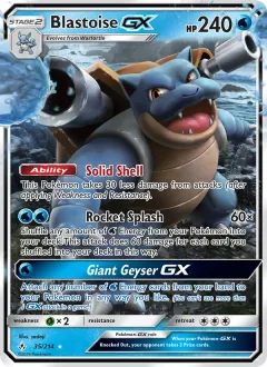 Blastoise GX, Unbroken Bonds 35/214
