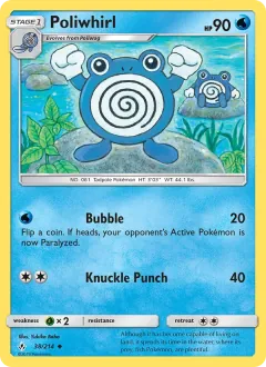 Poliwhirl, Unbroken Bonds 38/214
