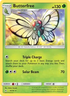 Butterfree, Unbroken Bonds 4/214