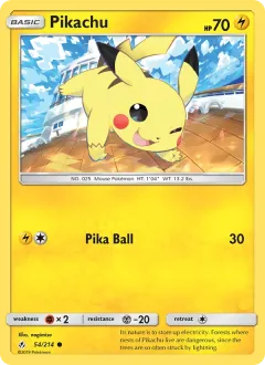 Pikachu, Unbroken Bonds 54/214