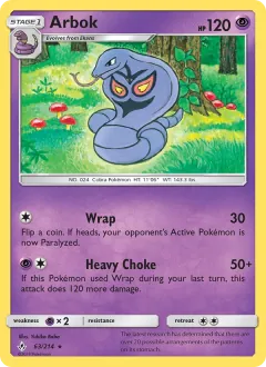 Arbok, Unbroken Bonds 63/214