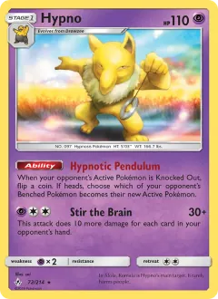 Hypno, Unbroken Bonds 72/214