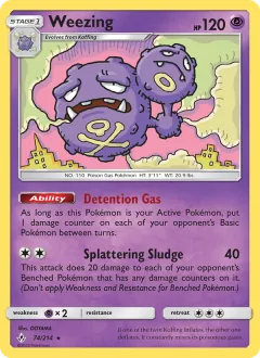 Weezing, Unbroken Bonds 74/214
