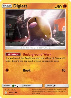 Diglett, Unbroken Bonds 85/214