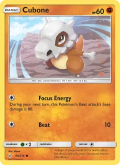 Cubone, Unbroken Bonds 90/214