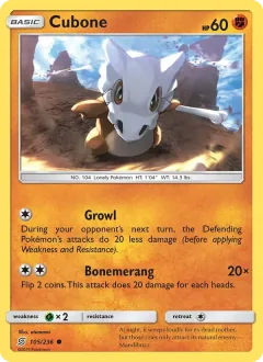 Cubone, Unified Minds 105/236