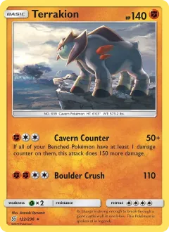 Terrakion, Unified Minds 122/236