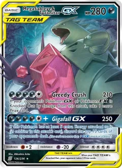 Mega Sableye & Tyranitar GX, Unified Minds 126/236