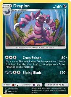Drapion, Unified Minds 134/236
