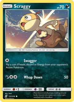 Scraggy, Unified Minds 137/236