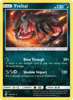 Yveltal, Unified Minds 139/236