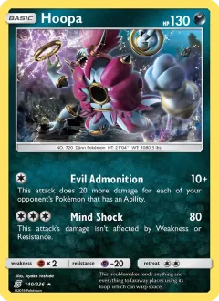 Hoopa, Unified Minds 140/236