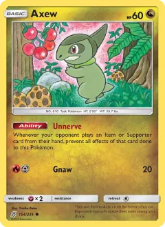 Axew, Unified Minds 154/236