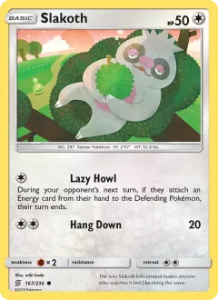 Slakoth, Unified Minds 167/236