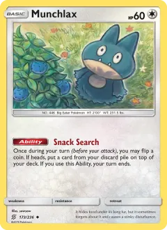 Munchlax, Unified Minds 173/236